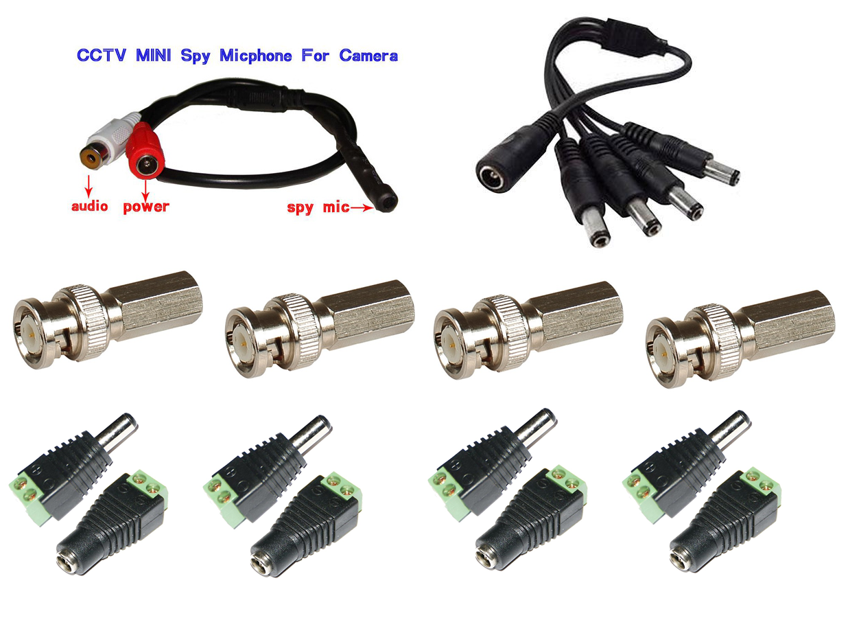 Ventech CCTV connectors — CCTV connector assortment
